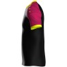 JAKO Maillot Iconic manches courtes noir/pink/jaune fluo