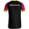 JAKO Maillot Iconic manches courtes noir/pink/jaune fluo